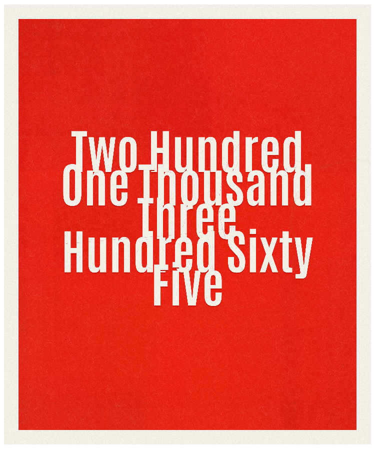 Count #201365