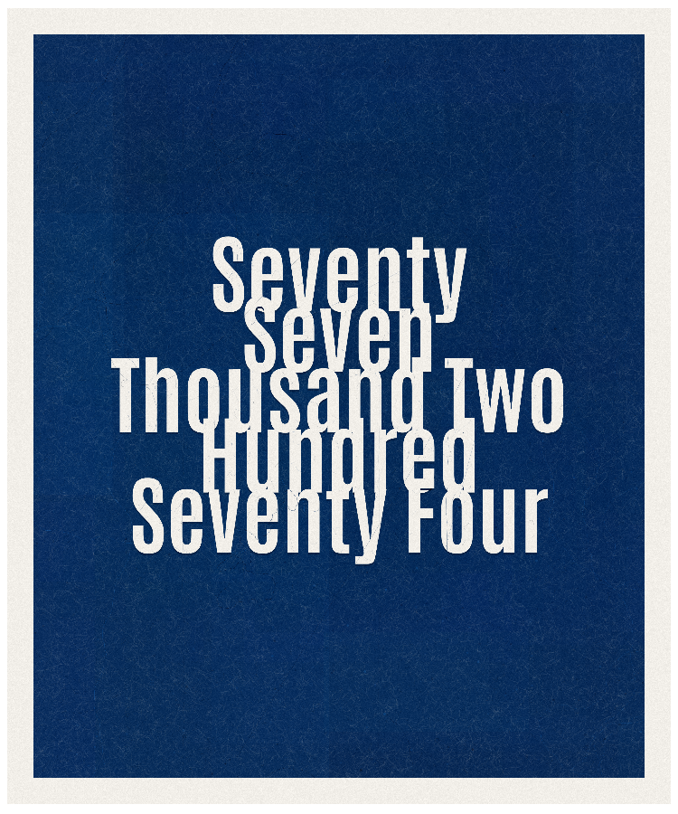 Count #77274