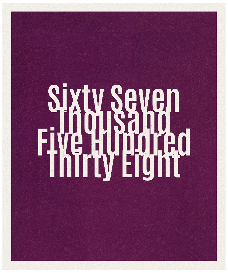 Count #67538