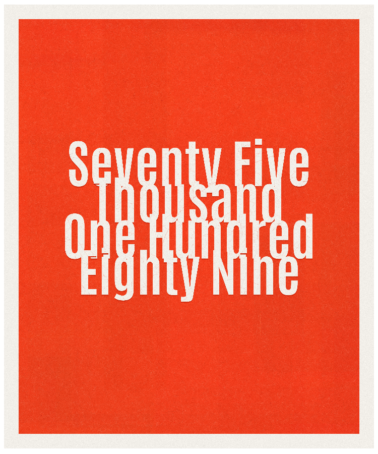Count #75189