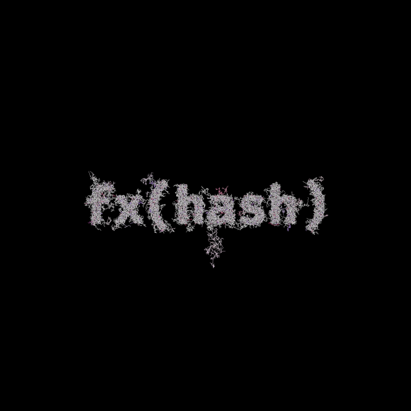 FXHASH Logo with Features #893