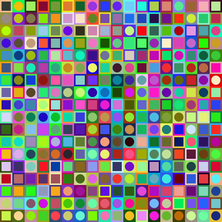 Square Dot Composition #175