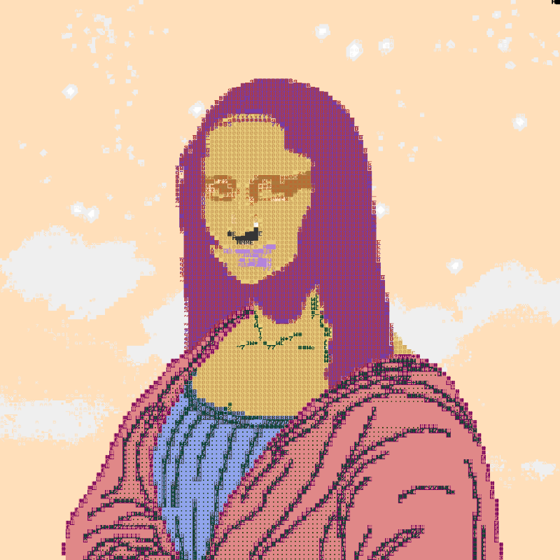 DOS Mona Lisa  #8