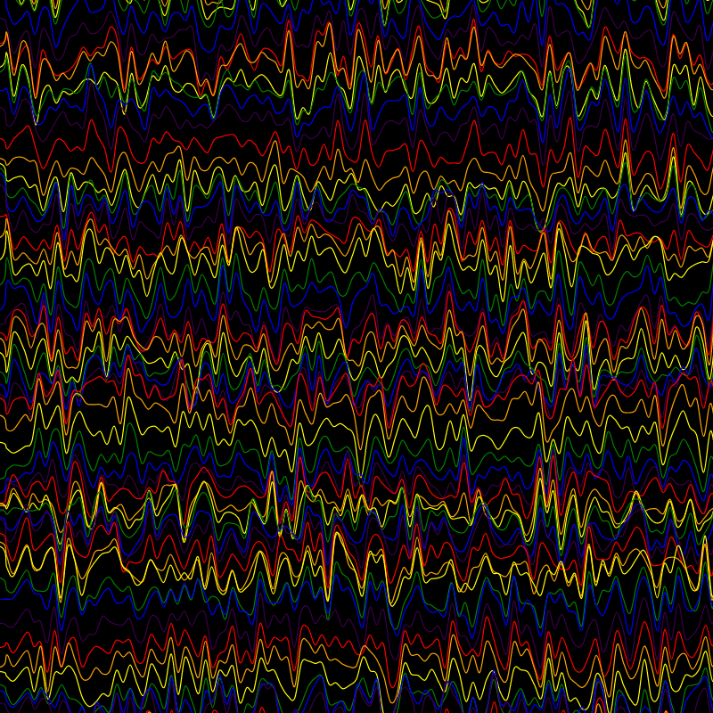 Mountains Waves and Valleys #18