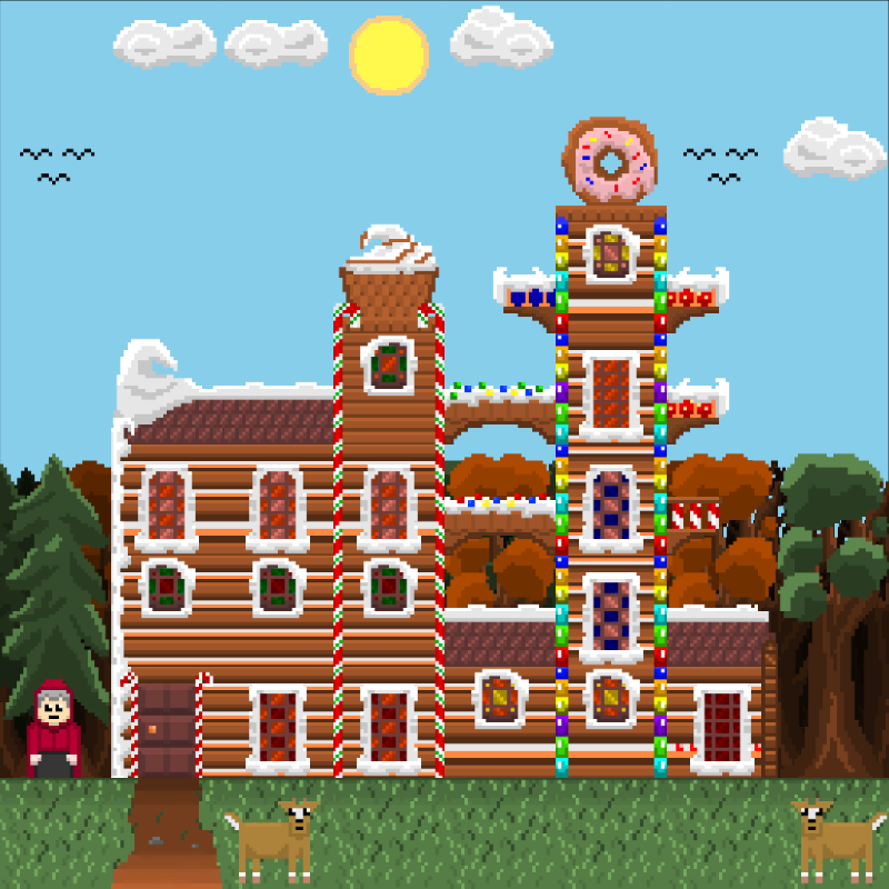 2D Mansion Candy House #104