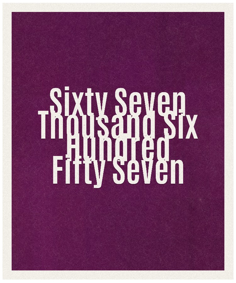Count #67657