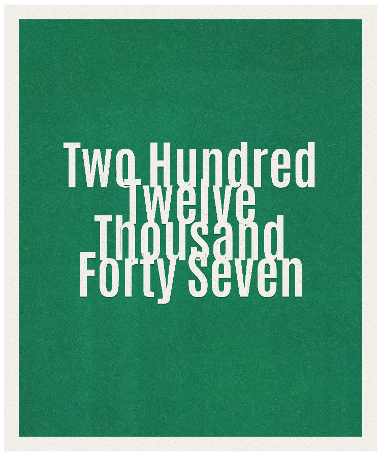 Count #212047