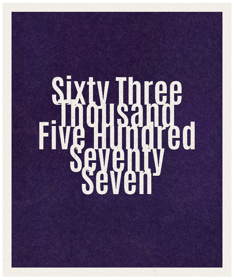 Count #63577