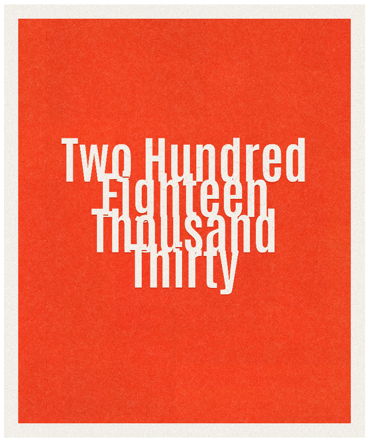 Count #218030