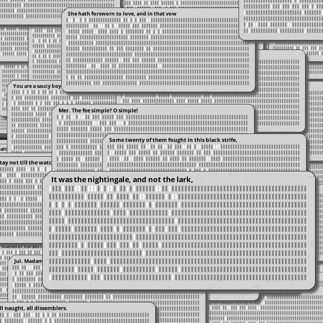 Romeo and Juliet on Punched Cards (Free) #150