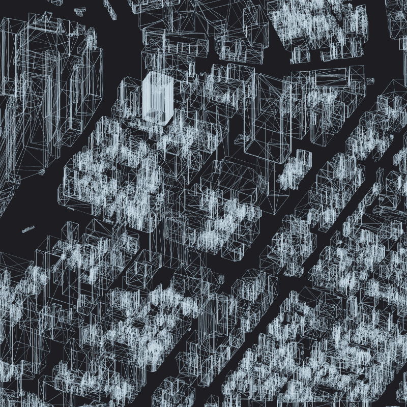 Wireframe City: Tokyo Shibuya #45