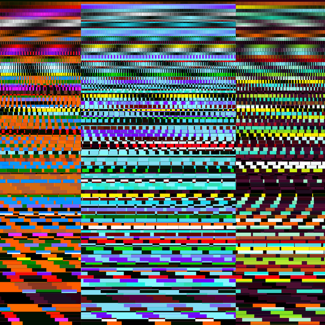 Glitchometry Stripes #35