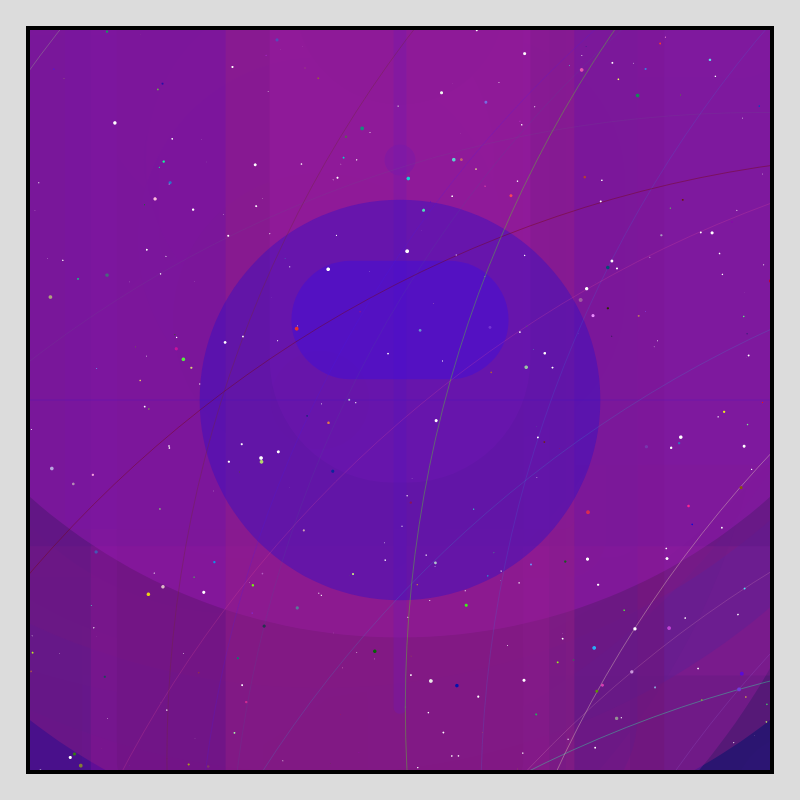 Color Field Starry B #101