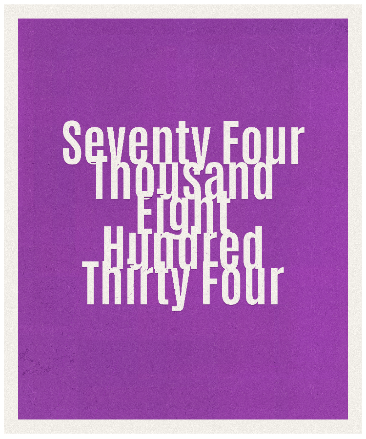 Count #74834