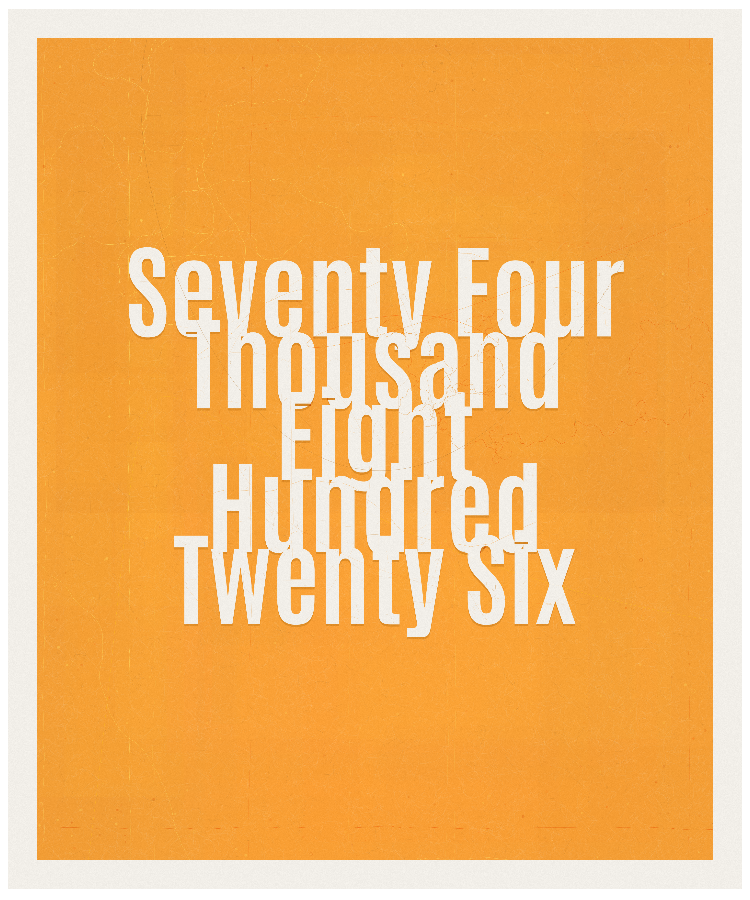 Count #74826