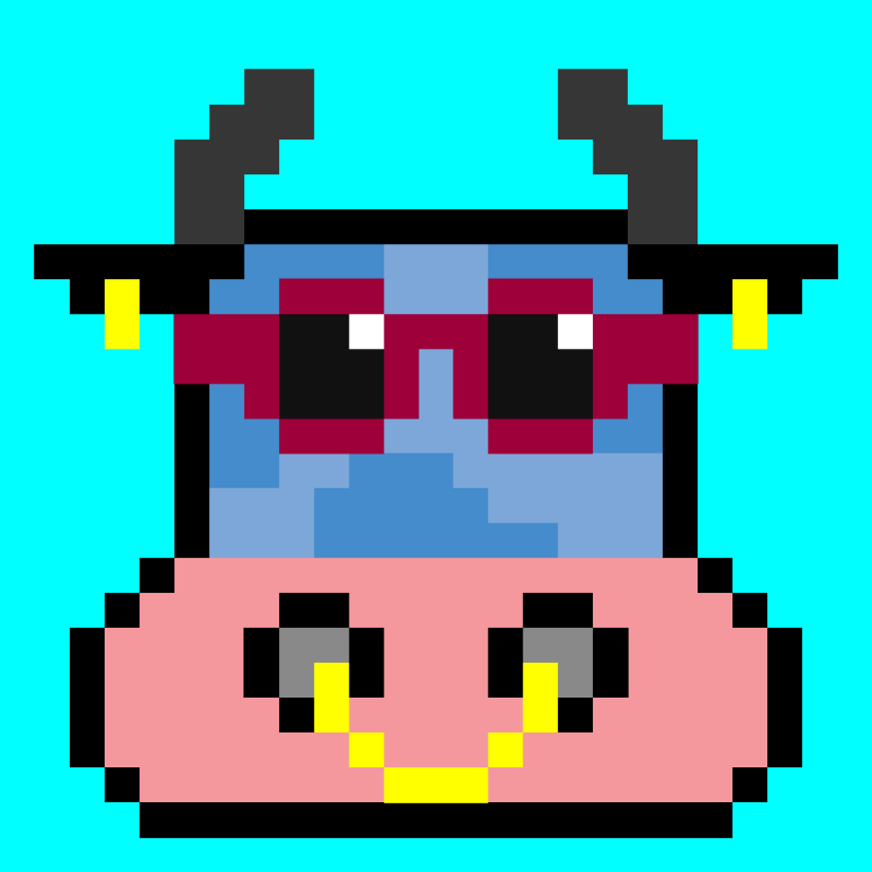 pixel cow #1