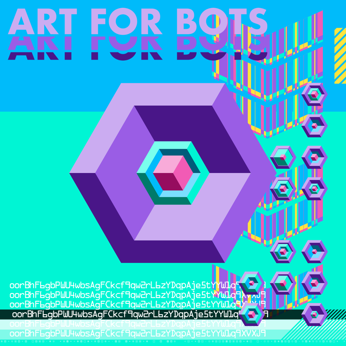 Hexagones - Art for Bots for Humans #10