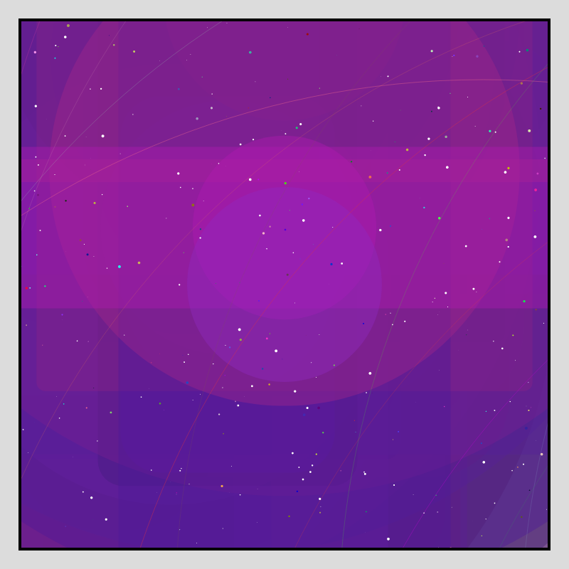 Color Field Starry B #179