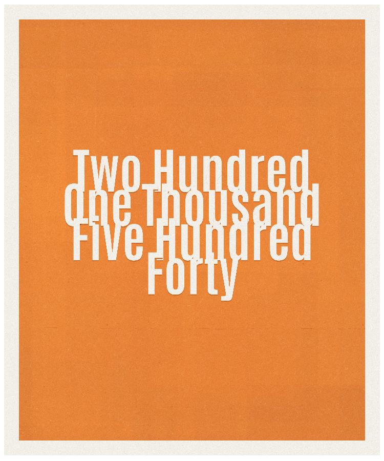 Count #201540