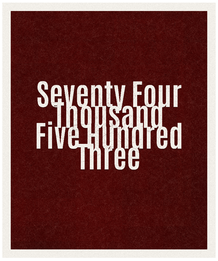 Count #74503