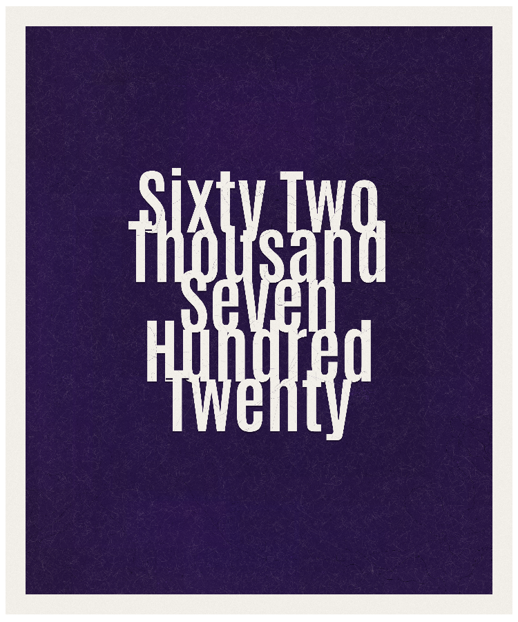 Count #62720