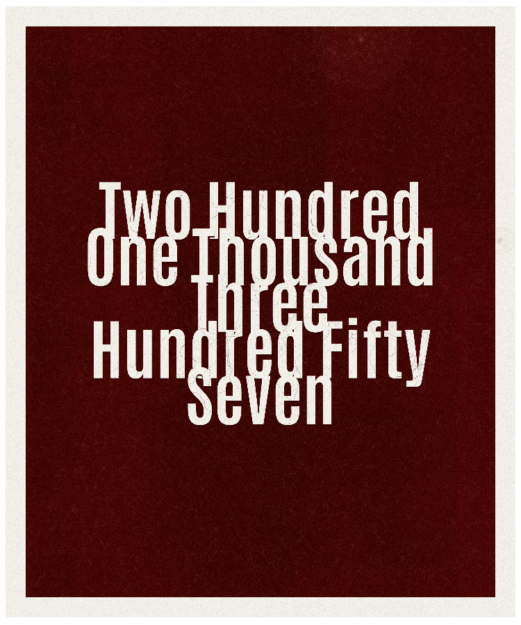 Count #201357