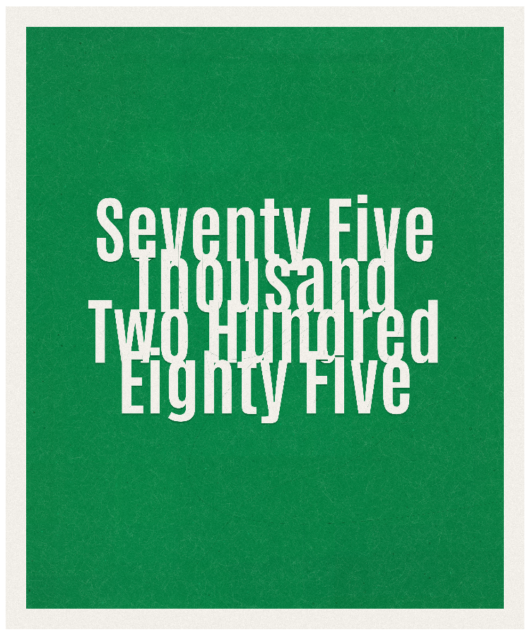 Count #75285