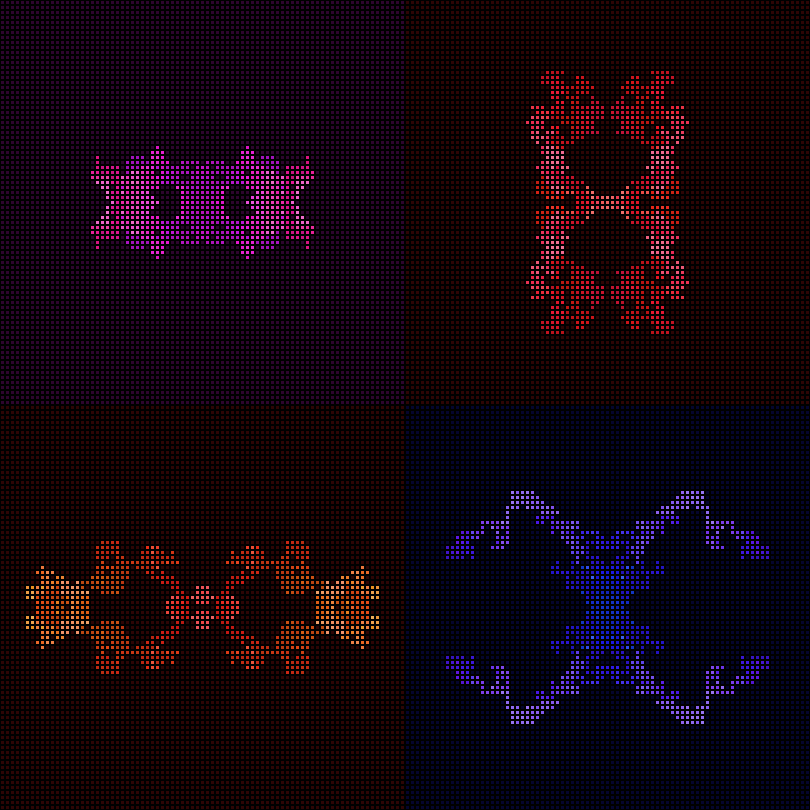 Dither Creatures 2x2 #48