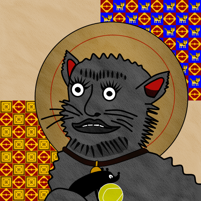 Famous Medieval Cat #28