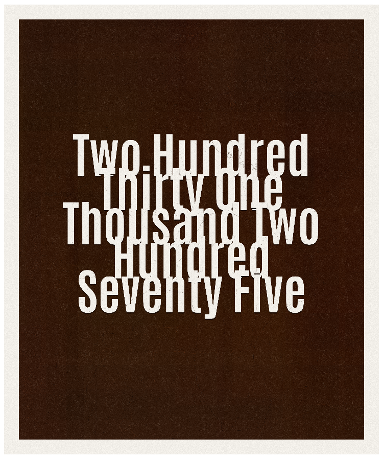 Count #231275