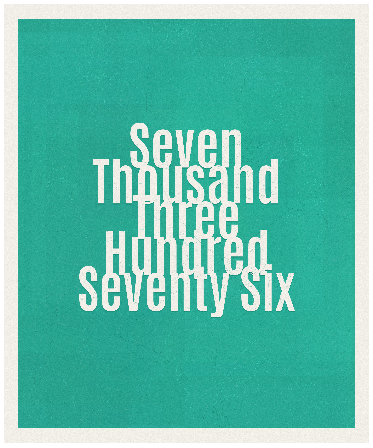 Count #7376
