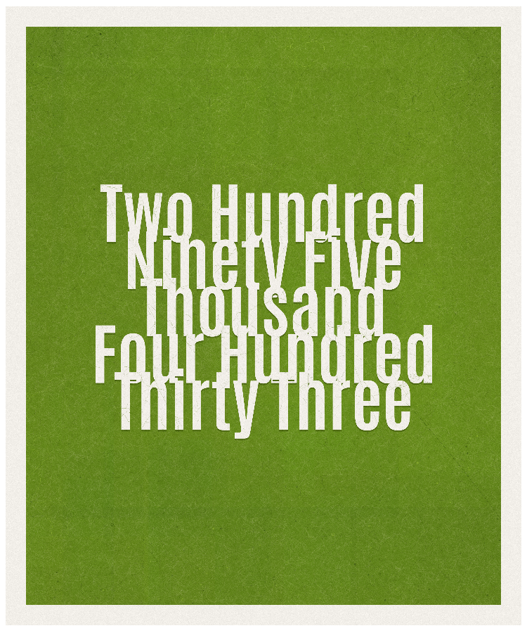 Count #295433