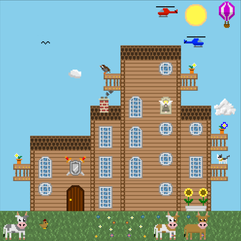 2D Mansion #854