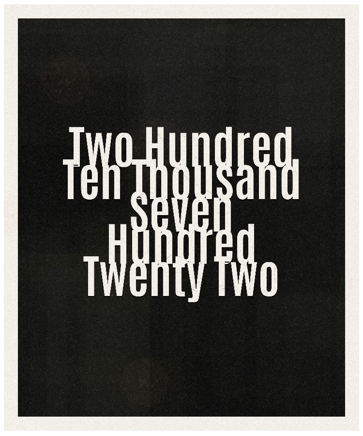 Count #210722