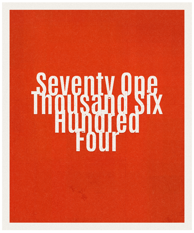 Count #71604
