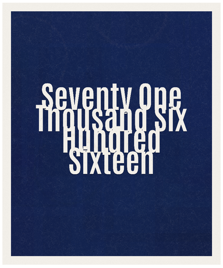 Count #71616