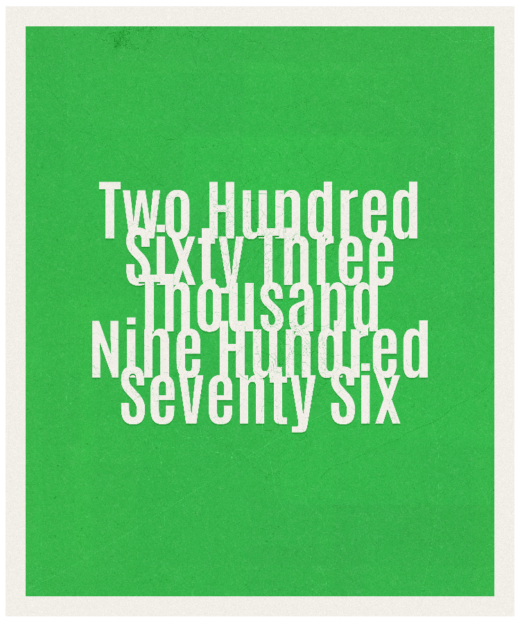 Count #263976