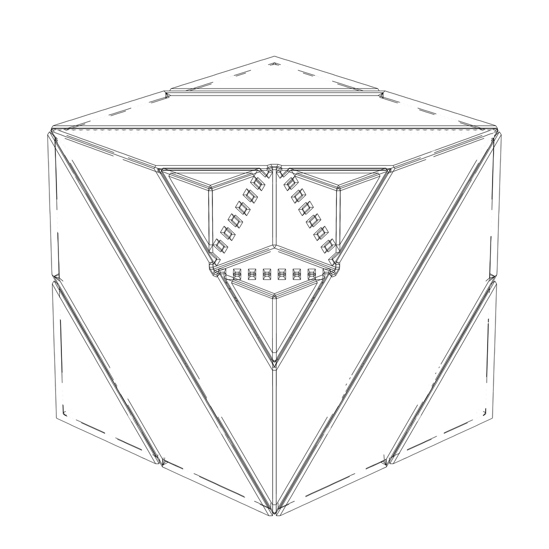 LL21 Alien Art Cube #66