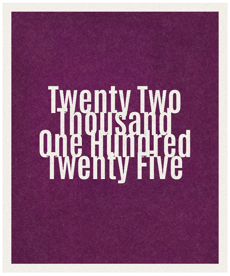 Count #22125