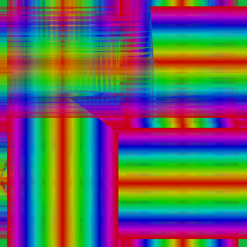 Fibonacci Rainbow Spirals 14 #1