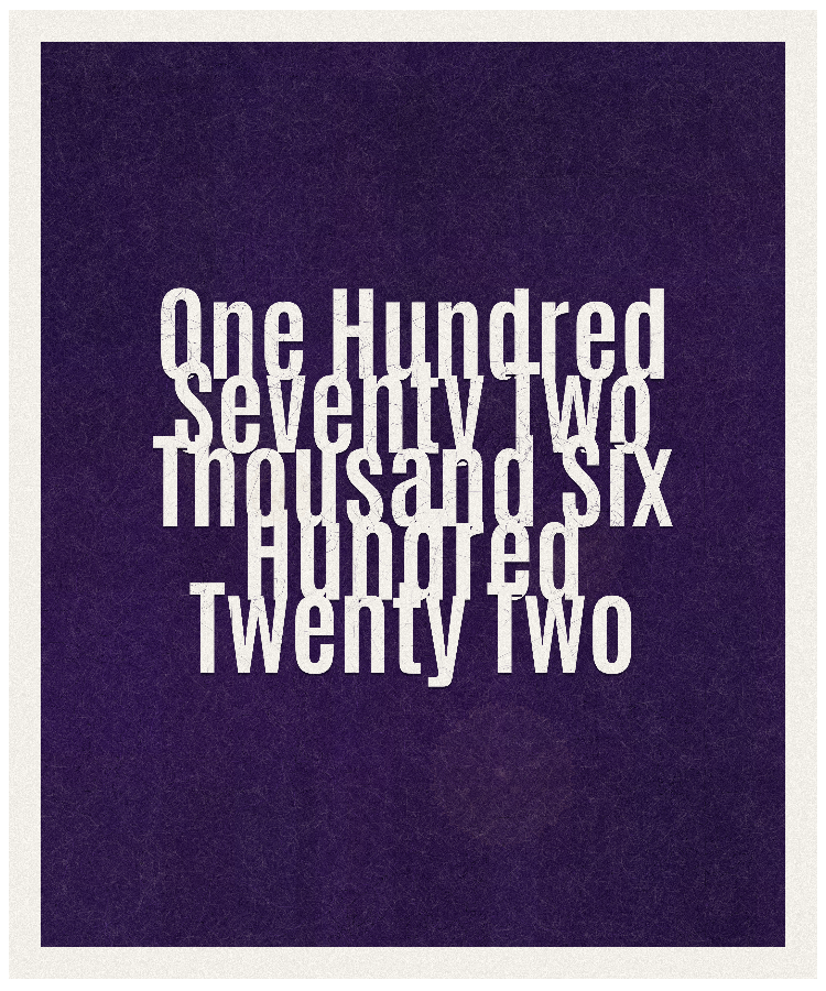 Count #172622