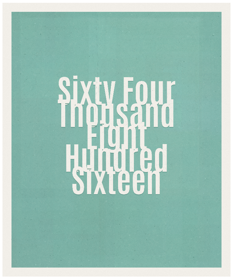 Count #64816