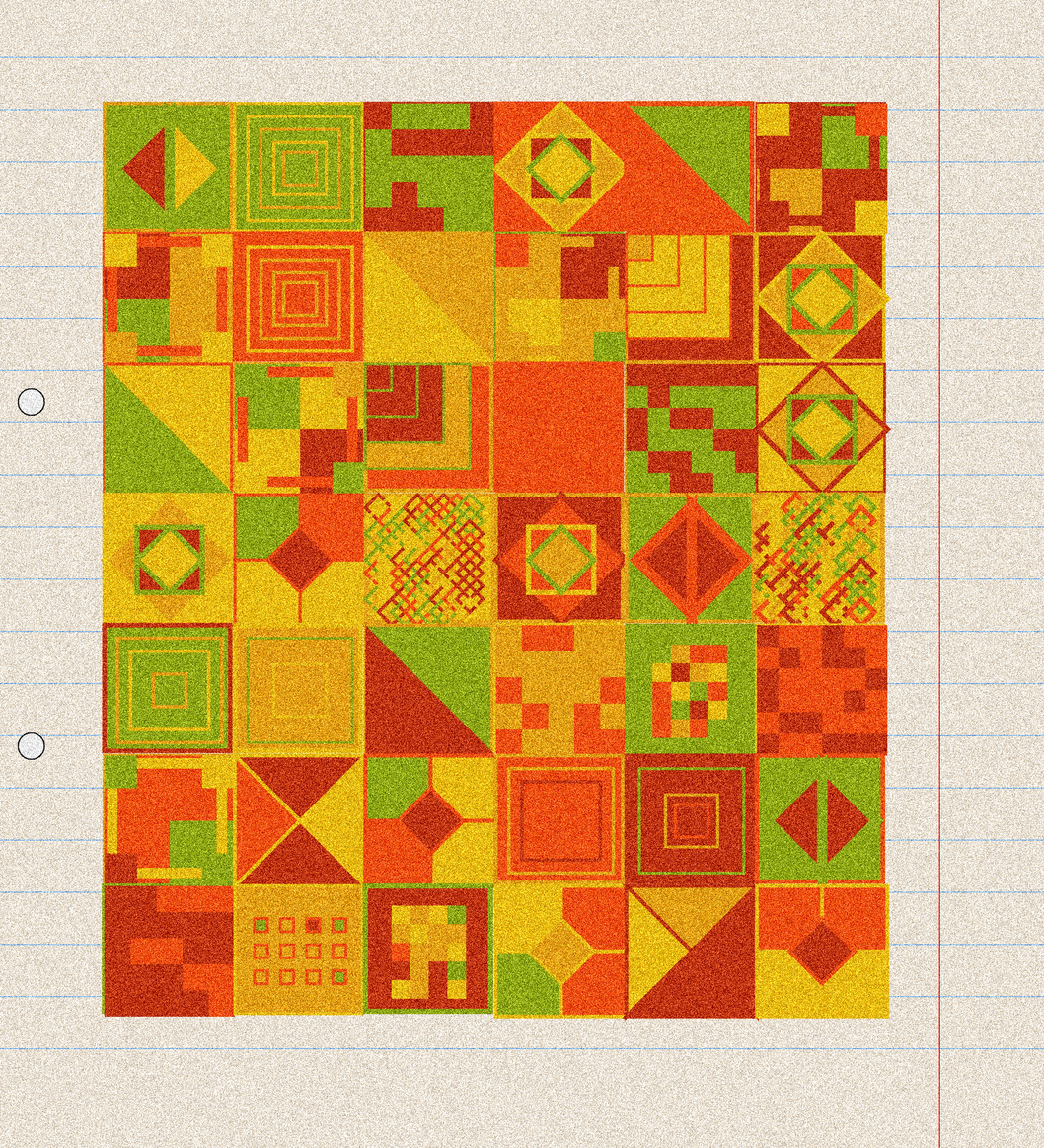 sketchbook page 8: annoying grid #39