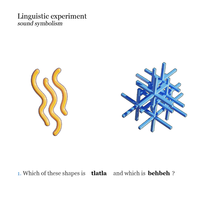 Linguistic Experiment #18