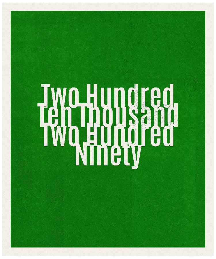 Count #210290