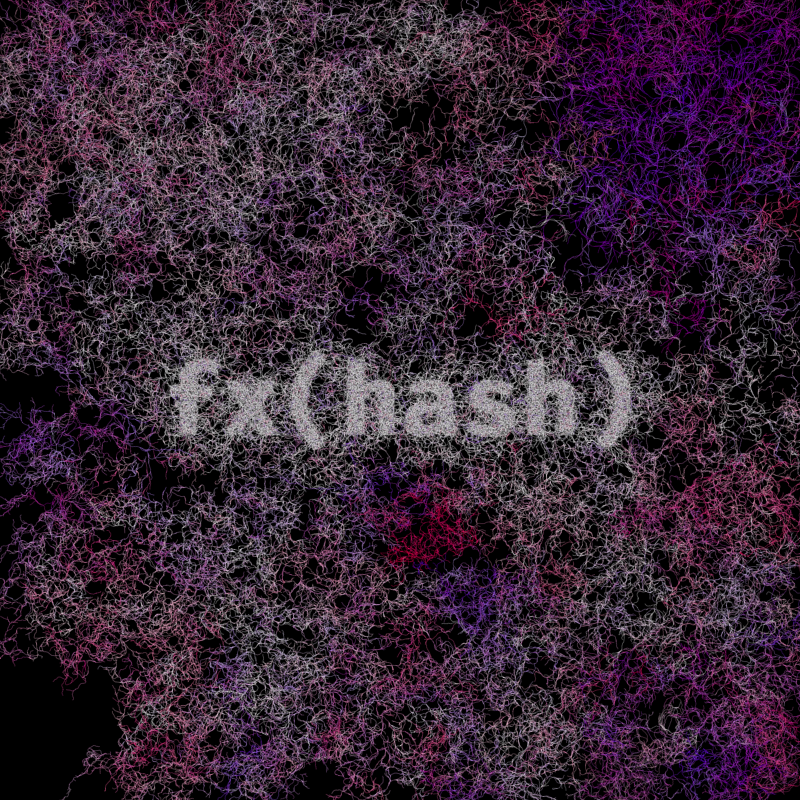 FXHASH Generative Logo #809