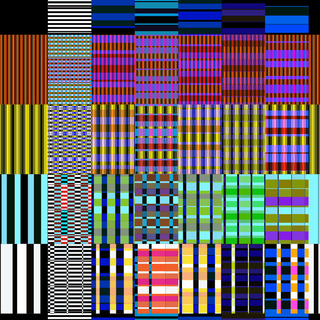 Glitchometry Stripes #98