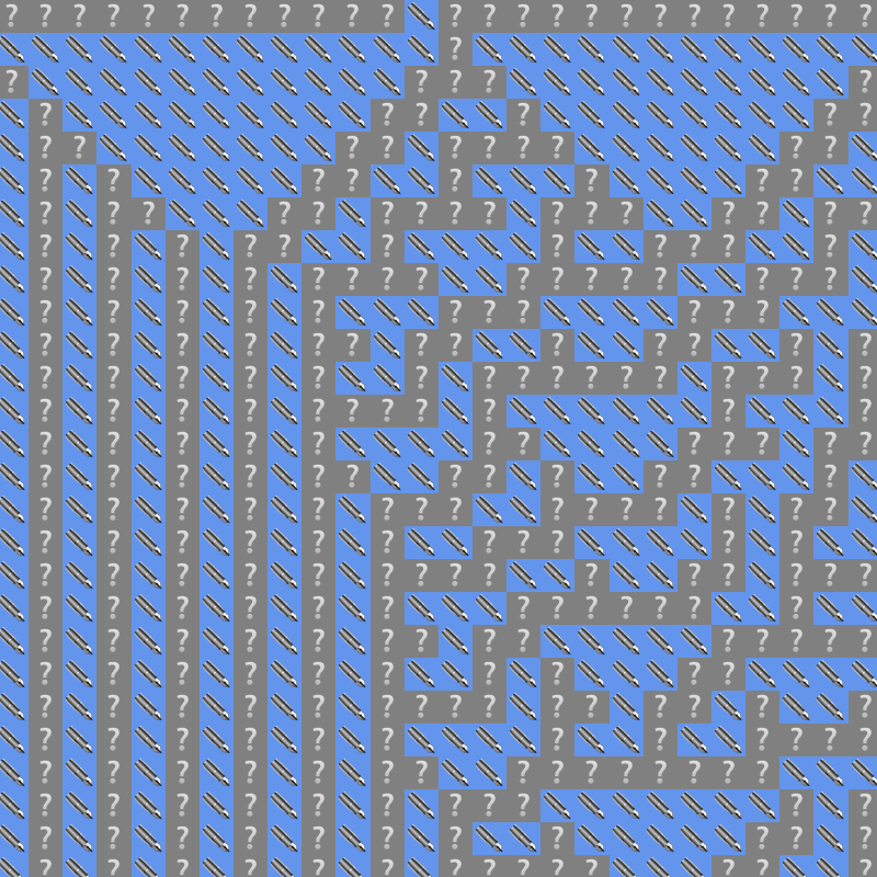 Elementary Cellular Emoji Automata #703