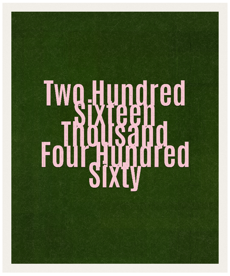 Count #216460