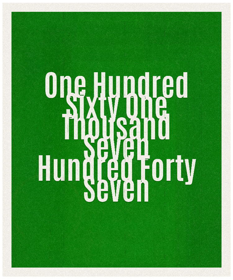 Count #161747